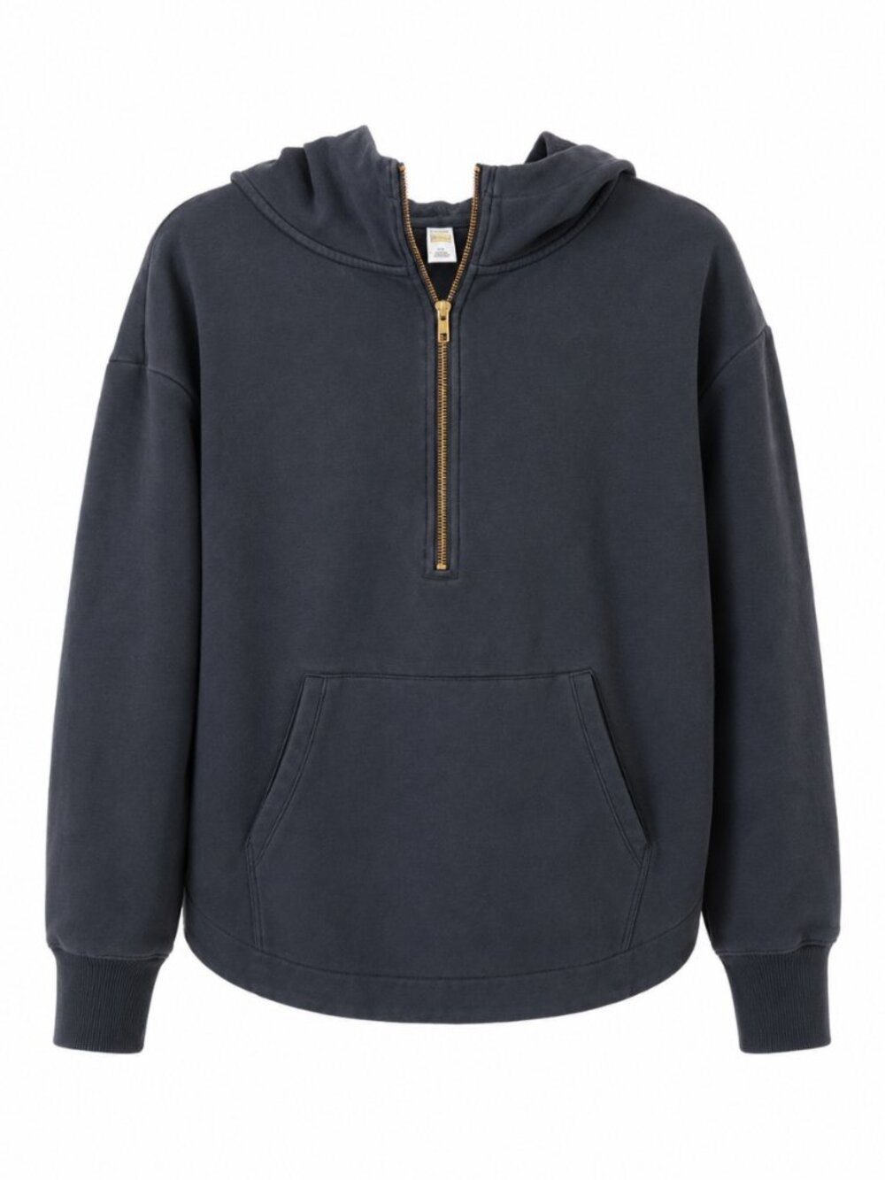 🦋 2/30 Lolë Dark Grey Quarter Zip Hooded Pullover Size S/P
